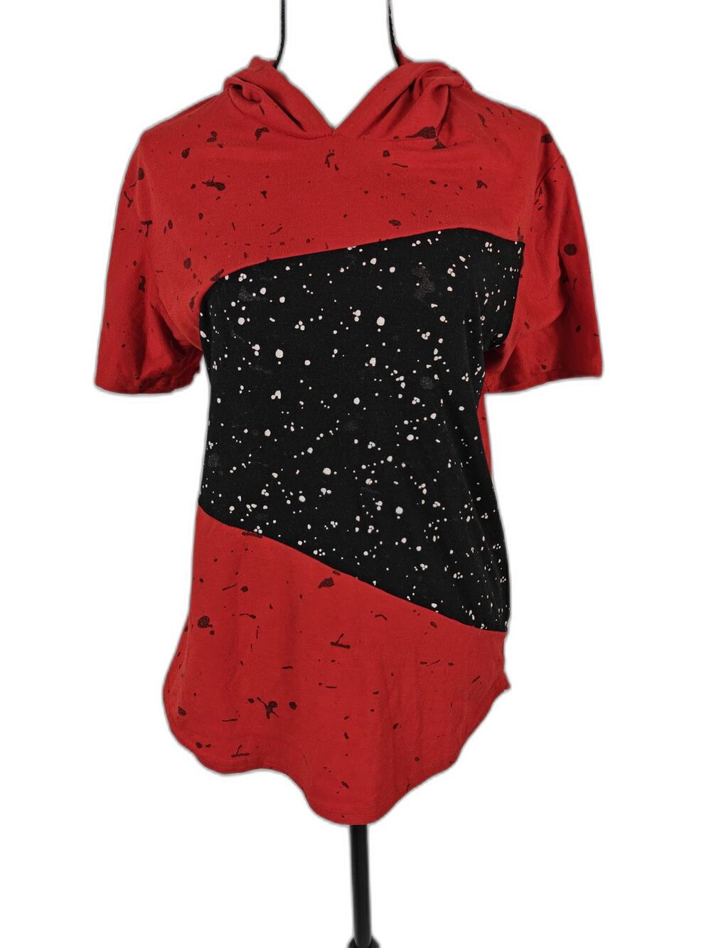 Women's Brooklyn Laundry Hoodie Red Black Size L